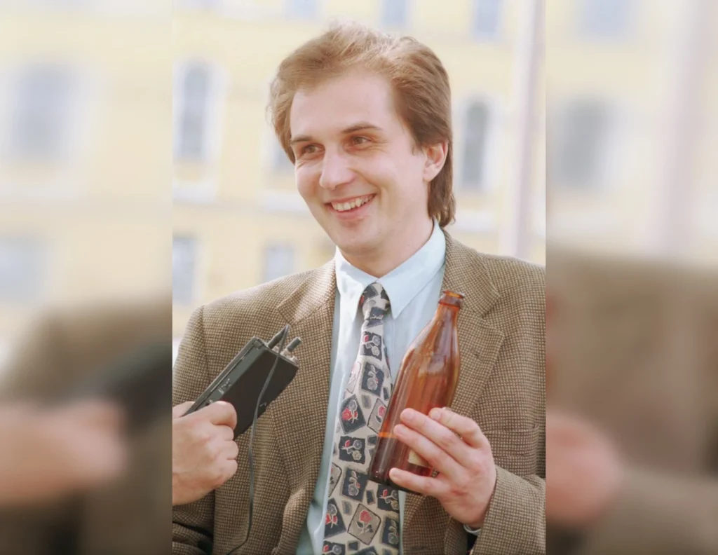 Константин Калачев в 1995 году в Ярославле. Фото: телеграм-канал «Калачев-пост».