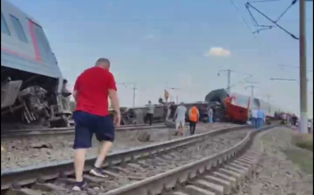 Крушение поезда в Волгоградской области