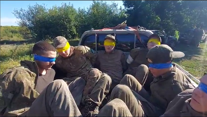 Российские военнослужащие, попавшие в&nbsp;плен в&nbsp;Курской области