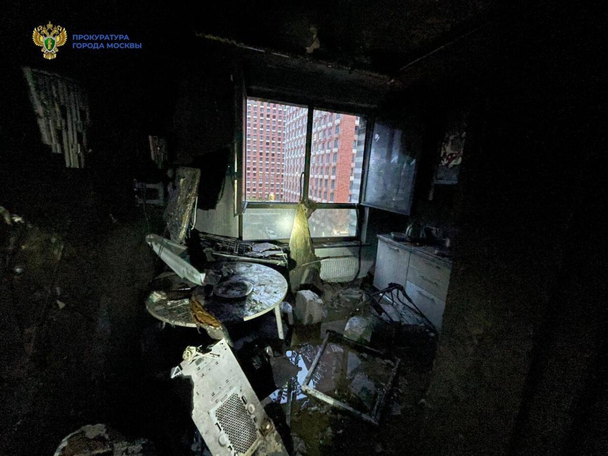 Пожар в&nbsp;московском ЖК&nbsp;«Селигер сити»