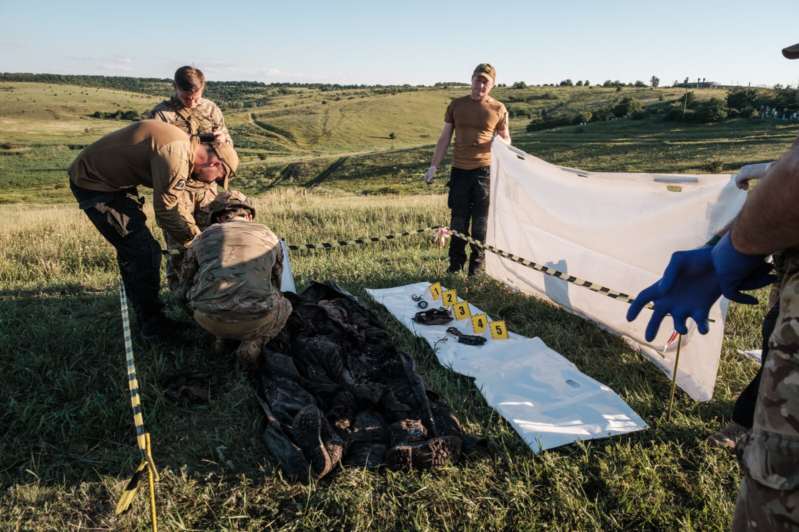 Поиски тел российских солдат организацией Black Tulip