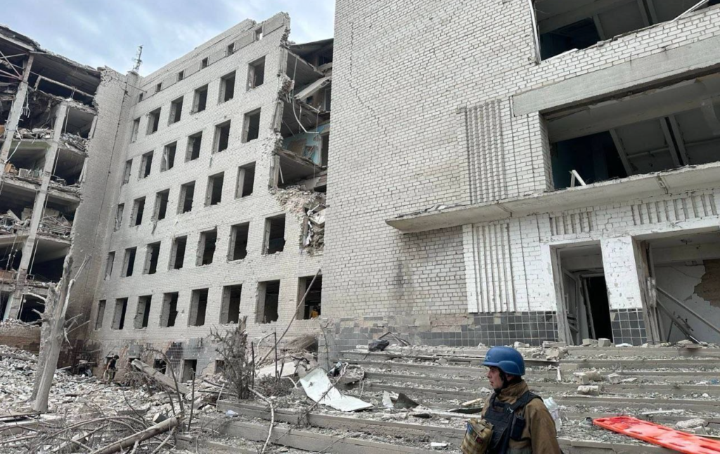 Последствия ракетного удара по Полтаве