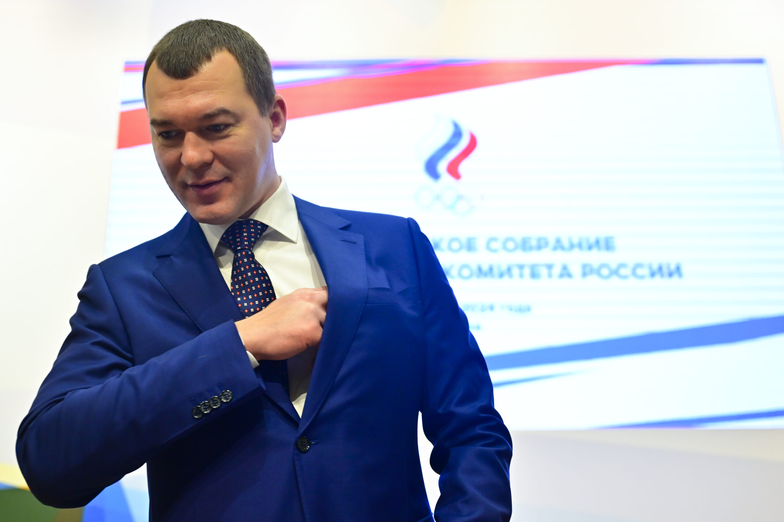 Министр спорта и президент Олимпийского комитета России Михаил Дегтярёв