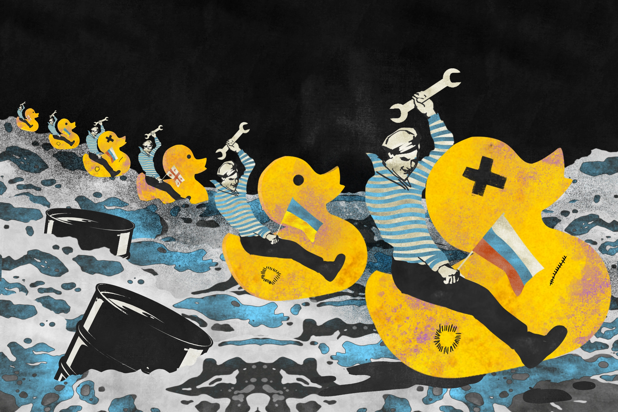 Украинские и российские моряки работают вместе на танкерах теневого флота, который экспортирует нефть в обход санкций