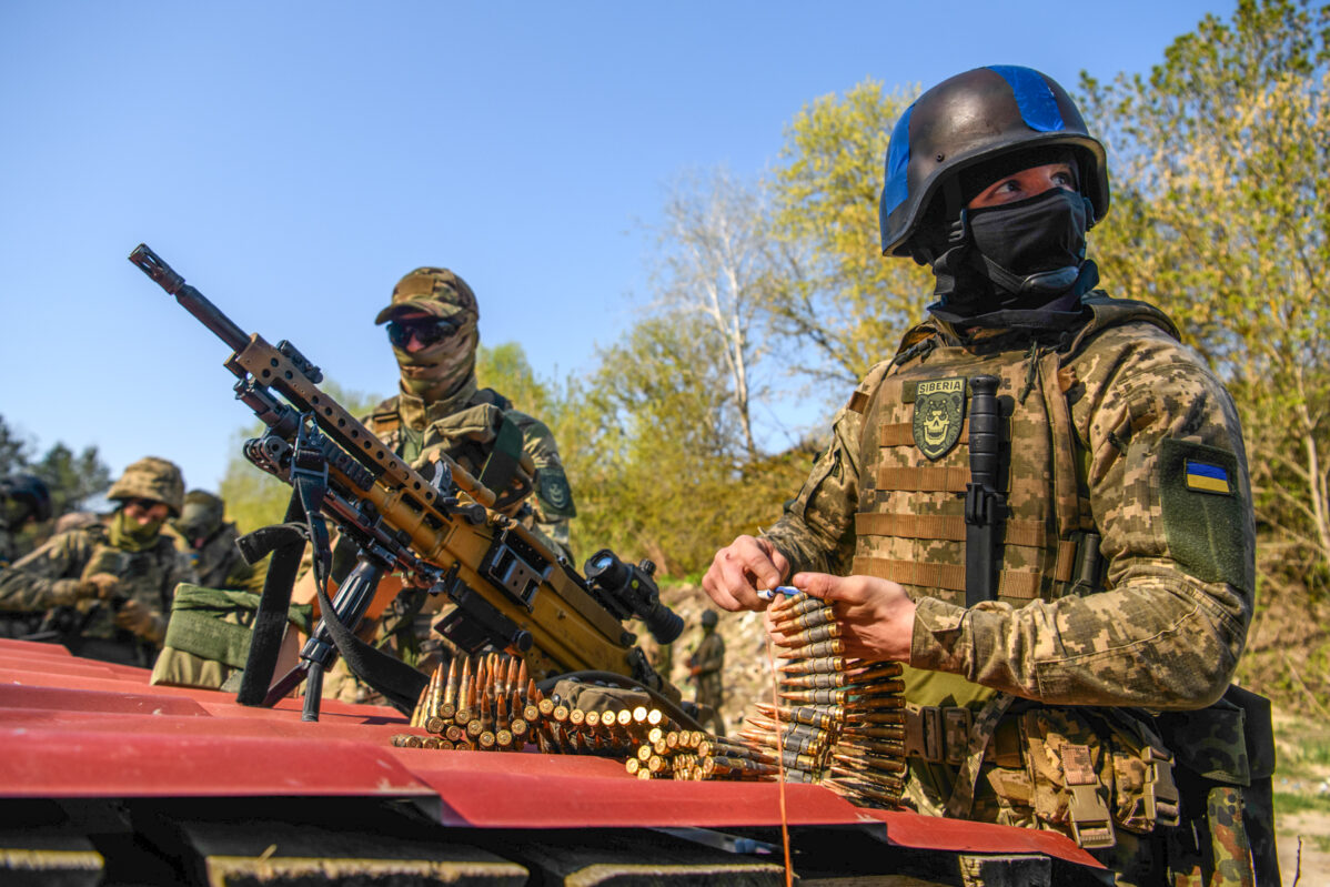Военнослужащие «Сибирского батальона» принимают участие в&nbsp;военных учениях в&nbsp;Киевской области