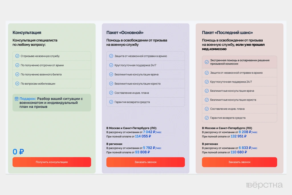 За три годы войны стоимость услуги по оформлению фиктивного военного билеты возросла в четыре раза: до 800 тыс. руб.